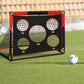Portable Soccer Goal Set Frame Soccer Net for Backyard Football Training