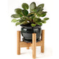 Adjustable Bamboo Plant Stand Holder Indoor for Stable Plant Display