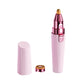 Women Facial Hair Removal 2 in 1 Rechargeable Eyebrow Trimmer Face Shaver with Light