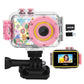 Kids Waterproof Camera Toys Outdoor Sports Camera with 32GB Memory Card