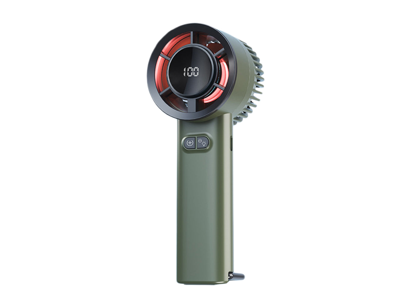 100 Speed USB Handheld Cooling Fan with Light