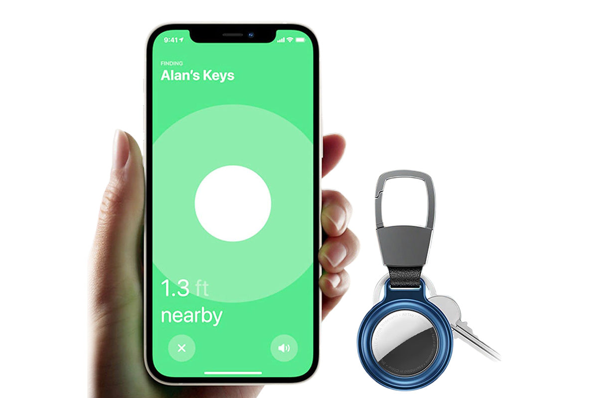 4pcs Protective Case Airtag Holder for Key Ring Luggage Dog Collar
