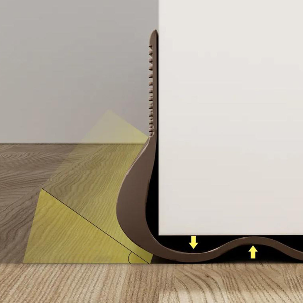2Pcs 93cm Length Slide-On Under Door Seal Stopper Door Protective Strips