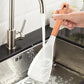 2Pcs Silicone Spoons for Cooking Wood Handle Spoon for Mixing Scoop and Scrape