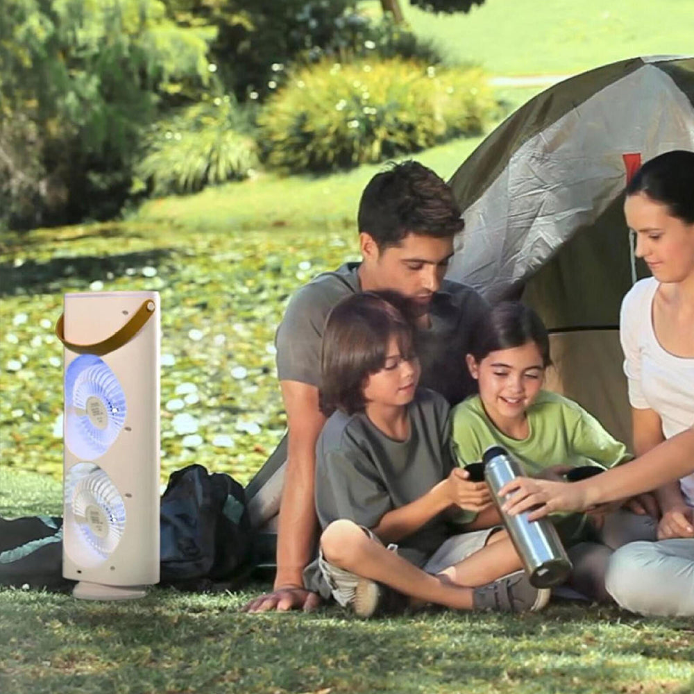 Double-ended Spray Fan Humidifier Personal Air Conditioner and Cooling Fan