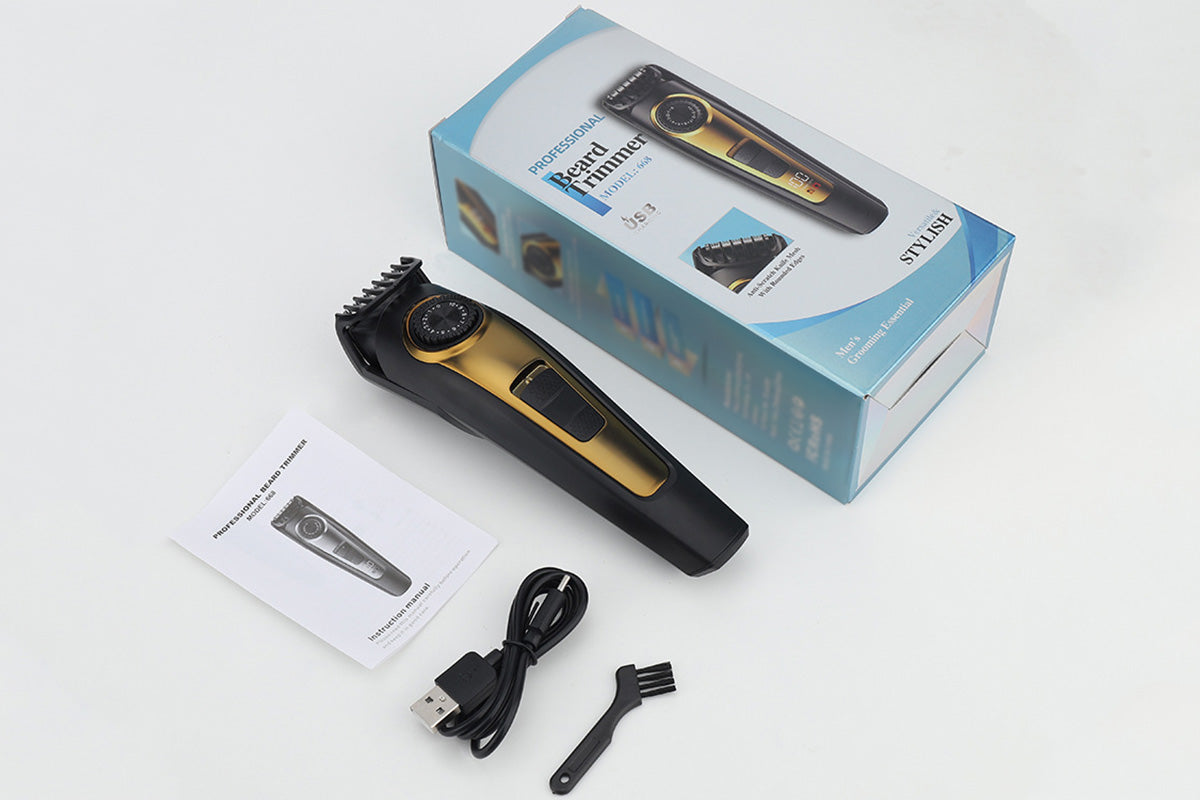 Electric Adjustable Beard Trimmer For Men Grooming Trimmer For Beard