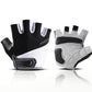 1 Pair Cycling Half Finger Bike Gloves With Anti Slip Pad For Unisex