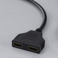 HDMI Splitter Adapter Cable 1 in 2 Out Male to Dual Female 1080P