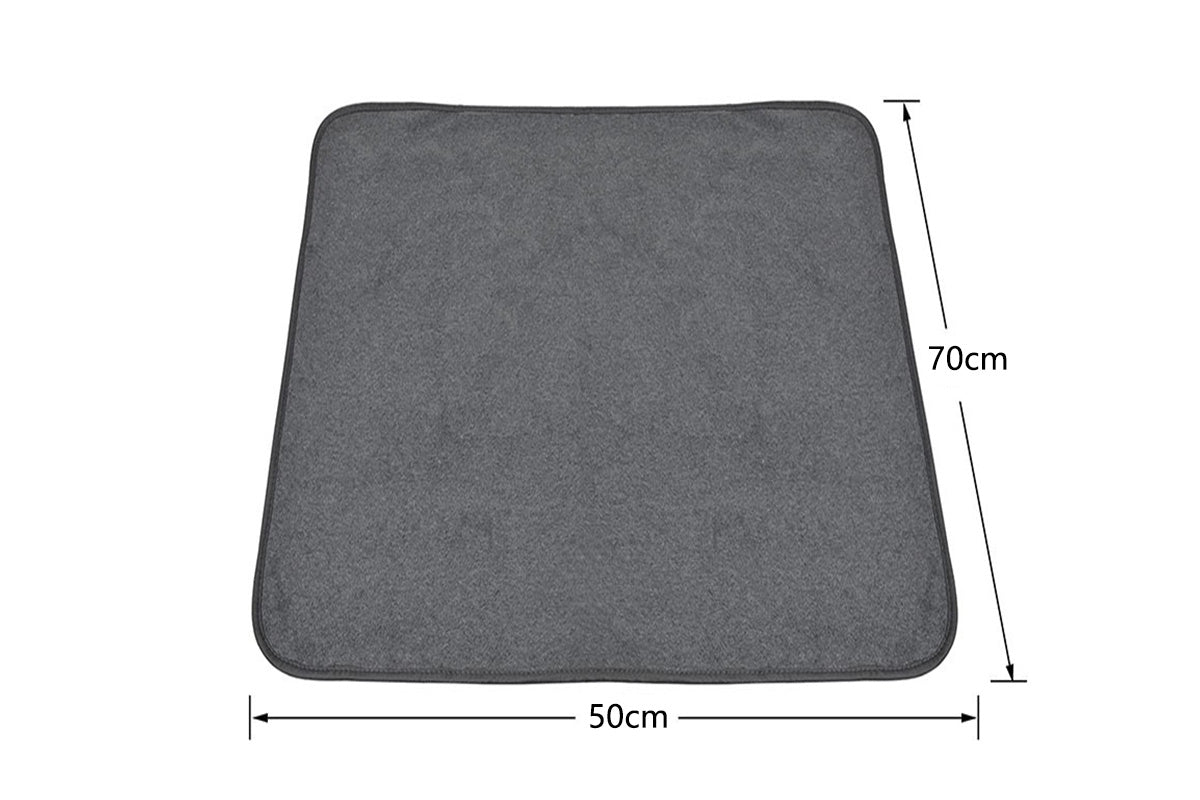 Coral Fleece Washable Dog Mat Non Slip Reusable Pee Pad for Pets