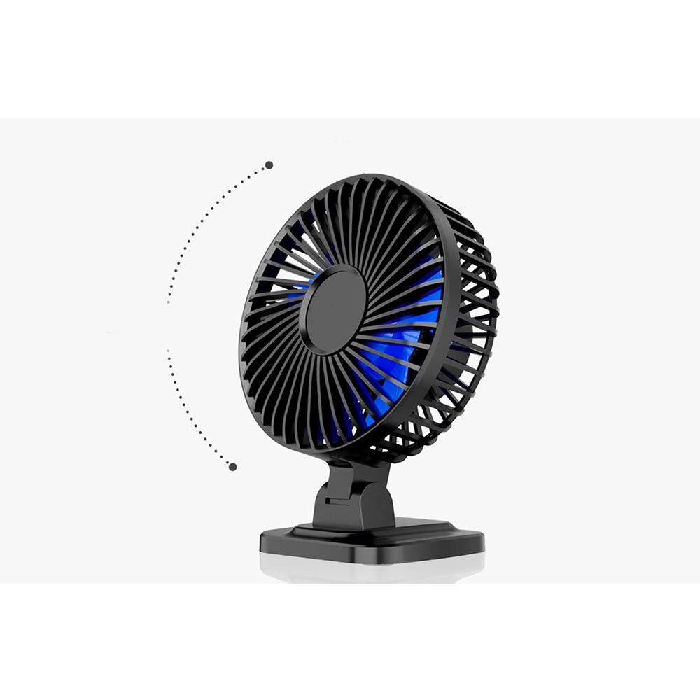 USB Desk Fan Small But Powerful 3 Speeds Adjustable for Home Office Car Summer Travel
