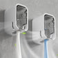 2Pcs Toothbrush Holders Wall Mounted Tooth Brush Holder with Cover for Shower