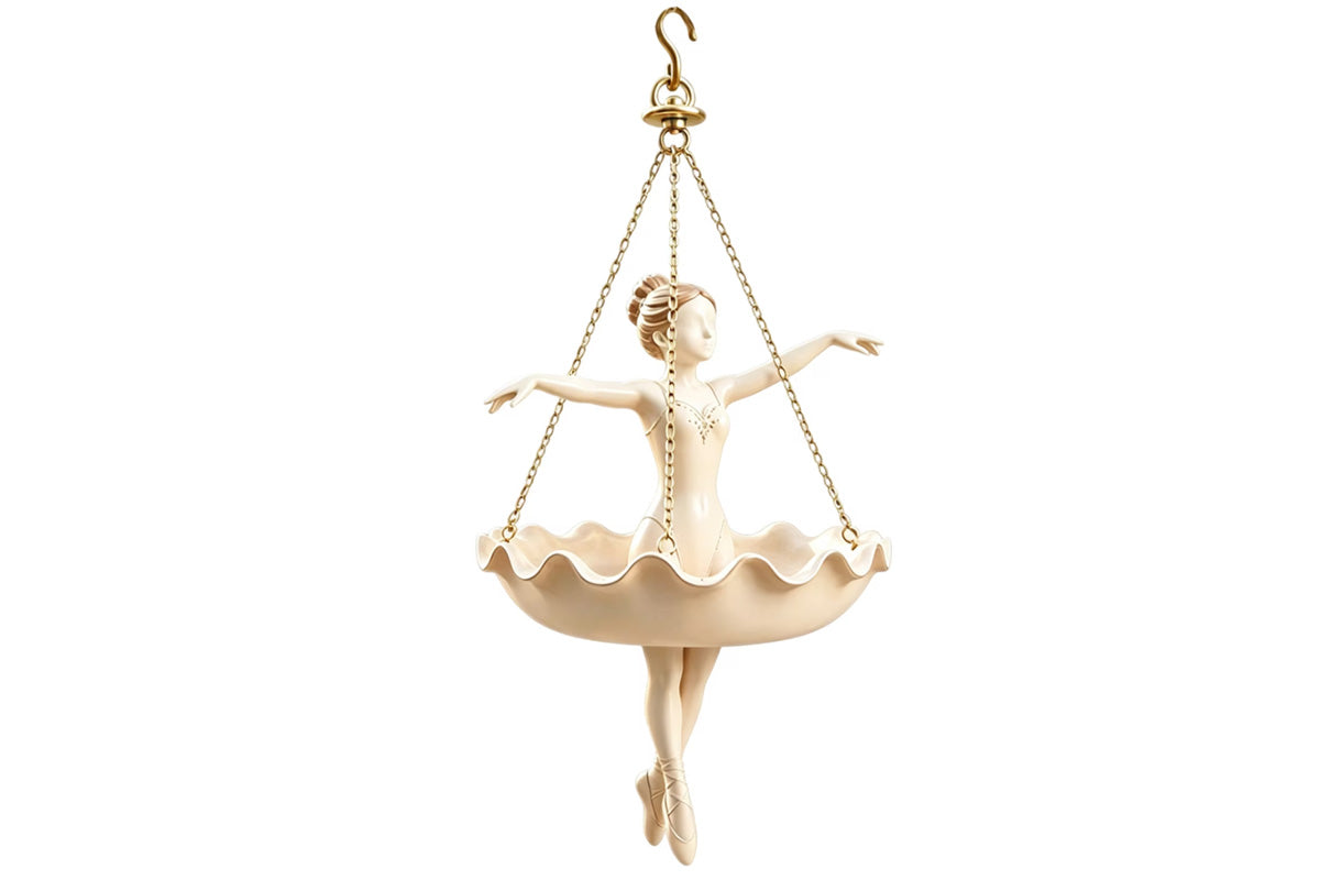 Resin Ballerina Hanging Planter Pot Hanging Flower Basket Home Decoration