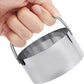 2X5 Pieces Stainless Steel Round Cookie Cutters with Handle Cake Baking Dough Tools