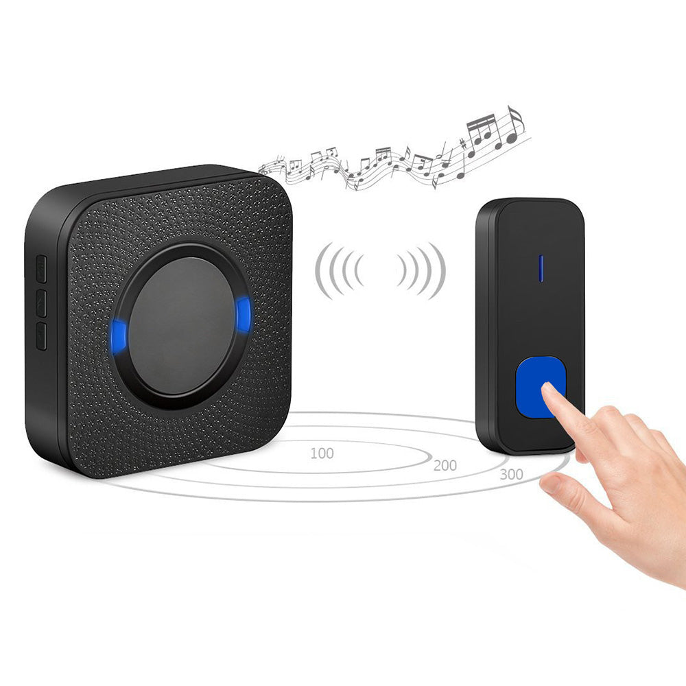 Adjustable Volume Wireless Doorbell Set 300M Range