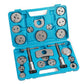22-Piece Auto Car Universal Disc Piston Caliper Brake Rewind Wind Back Tool Kit Set