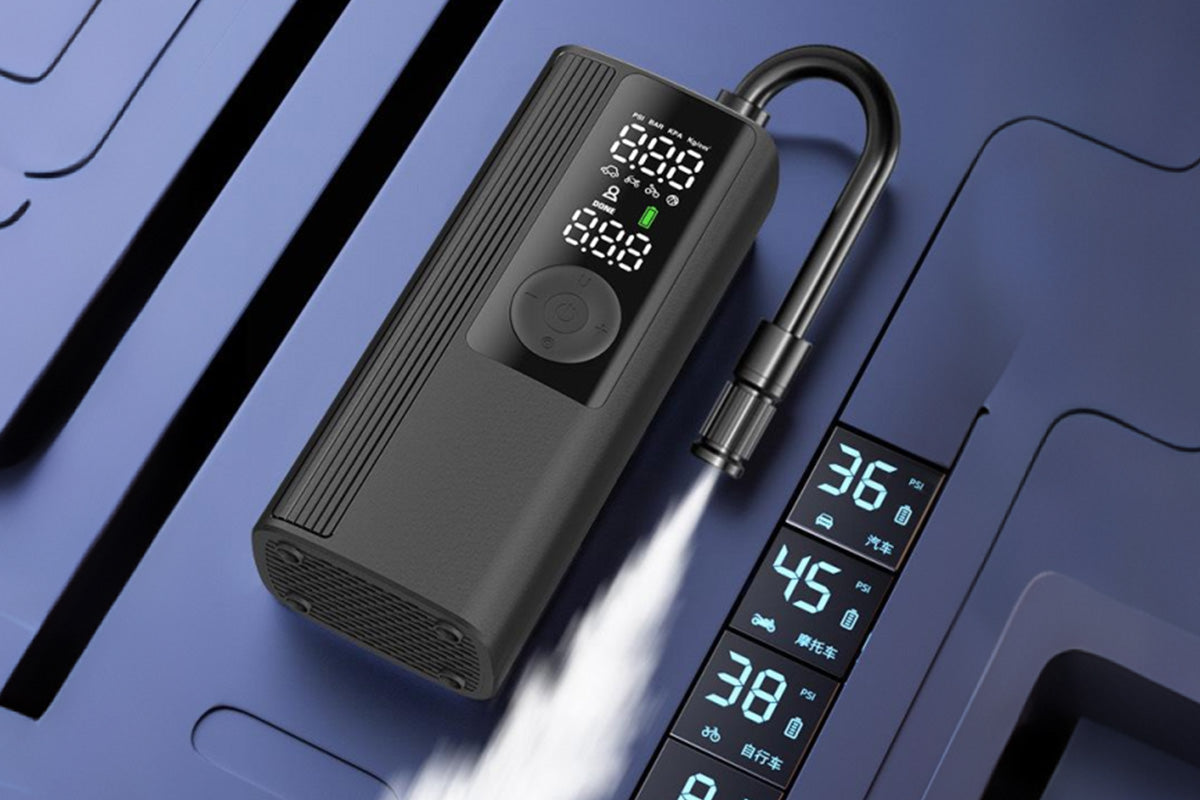 Portable Tire Inflator Cordless Air Pump for Car Motorcycle Bicycle