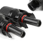 Solar Y Connector for Cable Plug Inline Solar PV Panel