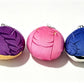7cm Cartoon Inspired Round Plush Keychain Soft Squishy Ball Ornament Bag Pendant Christmas Gift