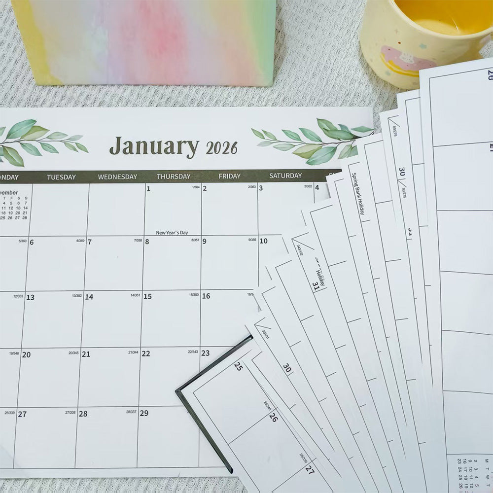 18-Month Planner Calendar for Fridge