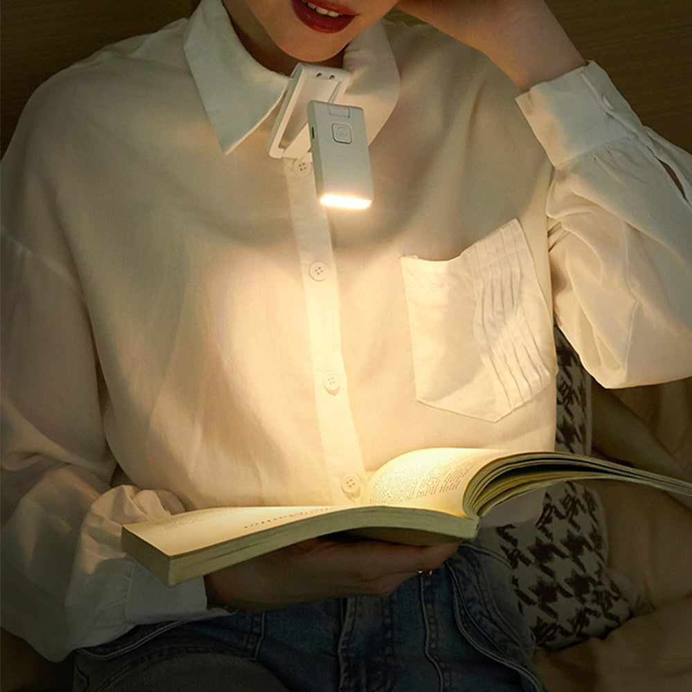 Rechargeable Mini Foldable Book Light Desk Lamp Clip On Reading Lamp For Office Home