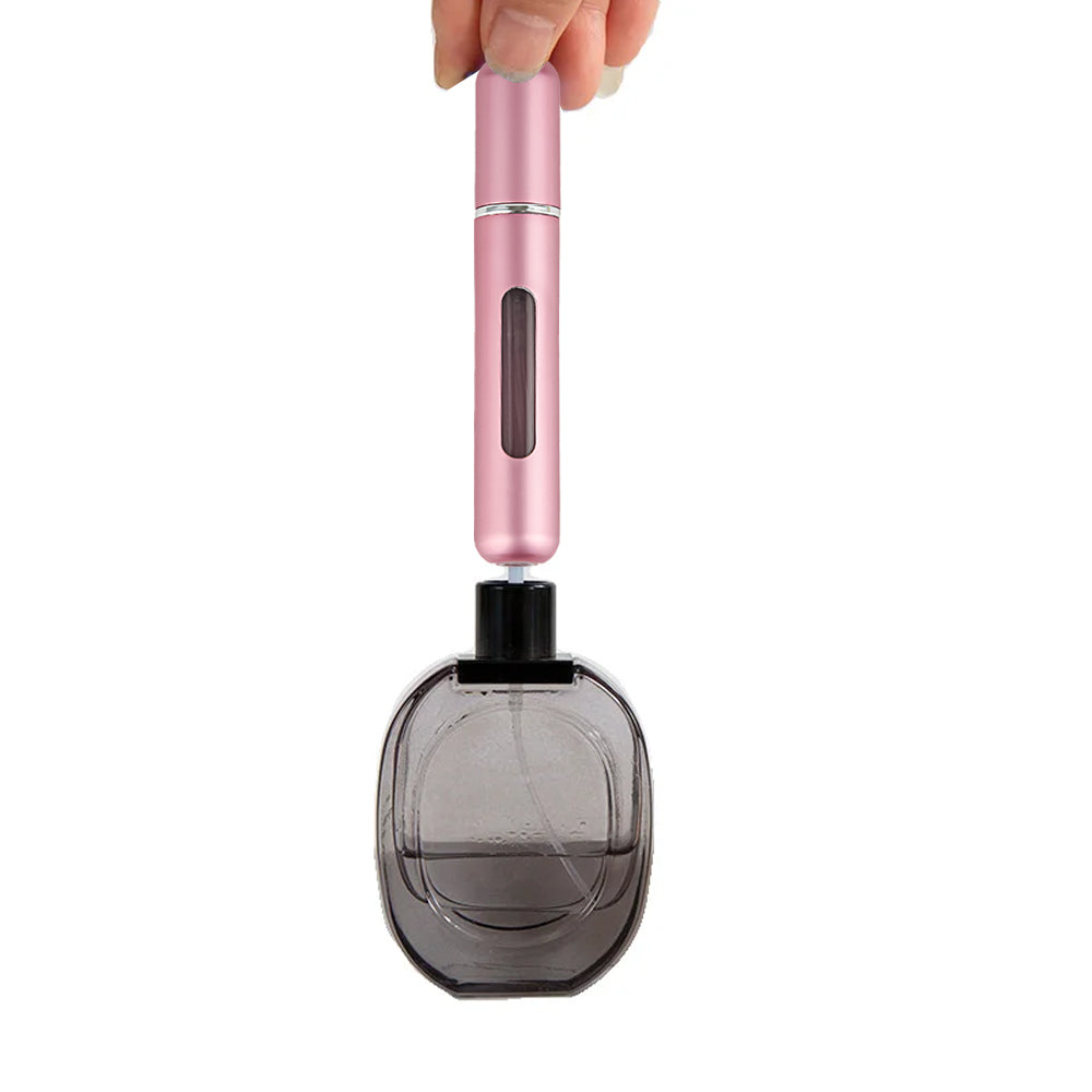 2Pcs 8ML Mini Travel Perfume Spray Pump Refillable Bottle Atomizer Portable Scent