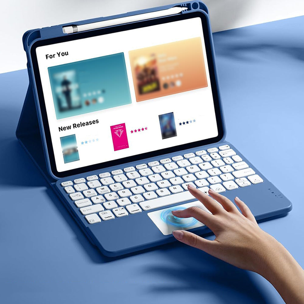 Keyboard Case with Touchpad and 7 Color Backlight for iPad 10th and 11th Gen