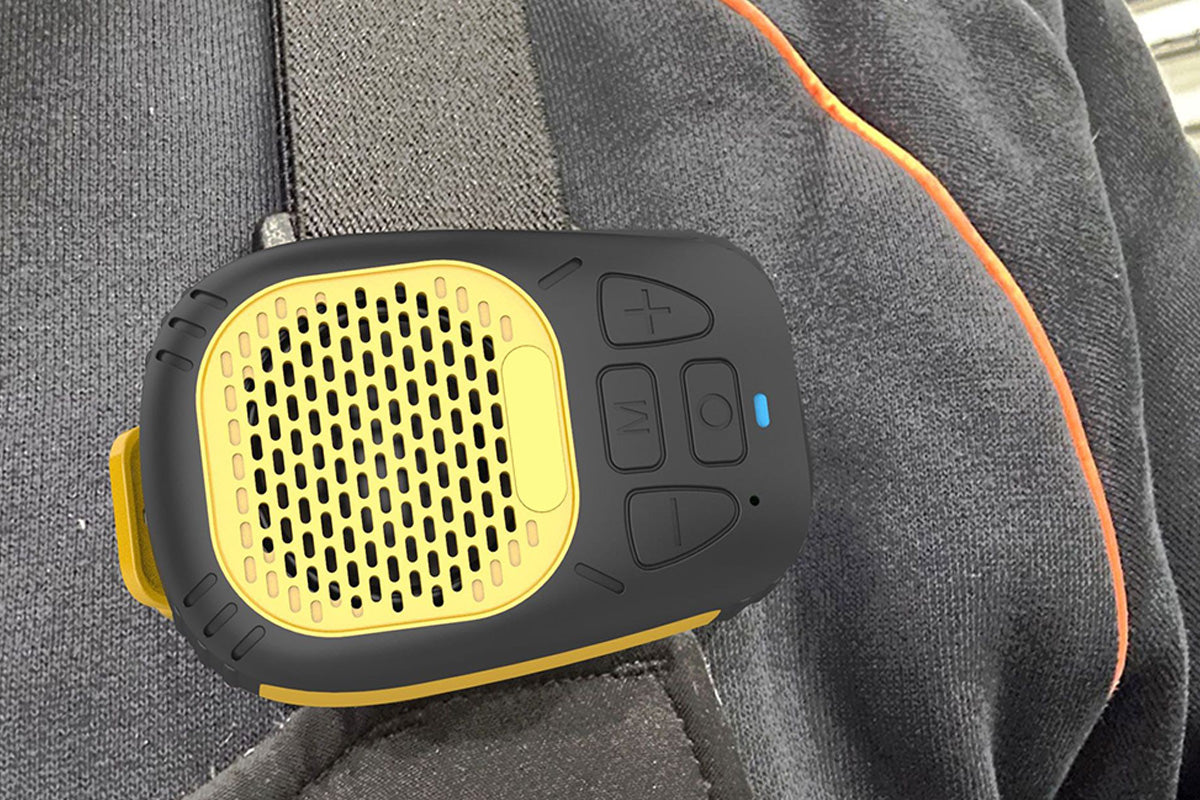 Wearable Clip On Bluetooth Speaker IP56 Waterproof Portable Wireless Speaker