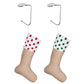 2 Pack 30mm Metal Straight Hooks for Christmas Stockings and Bags