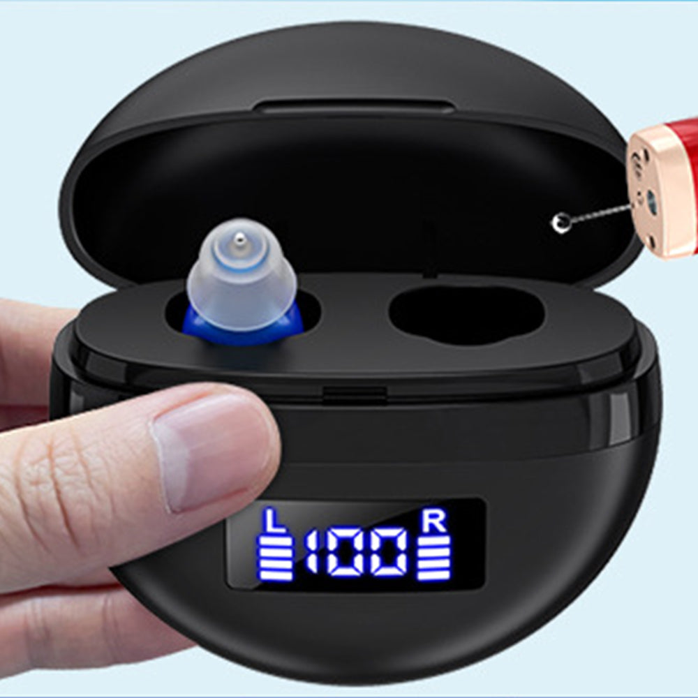 Invisible Digital Hearing Amplifier with Charging Case