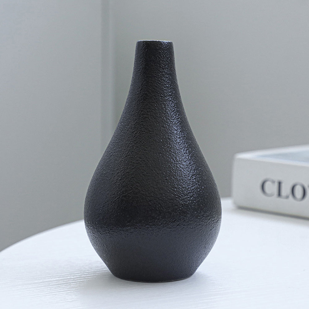 Set of 5 Small Ceramic Vases Modern Matte Bud Vase for Home Decor