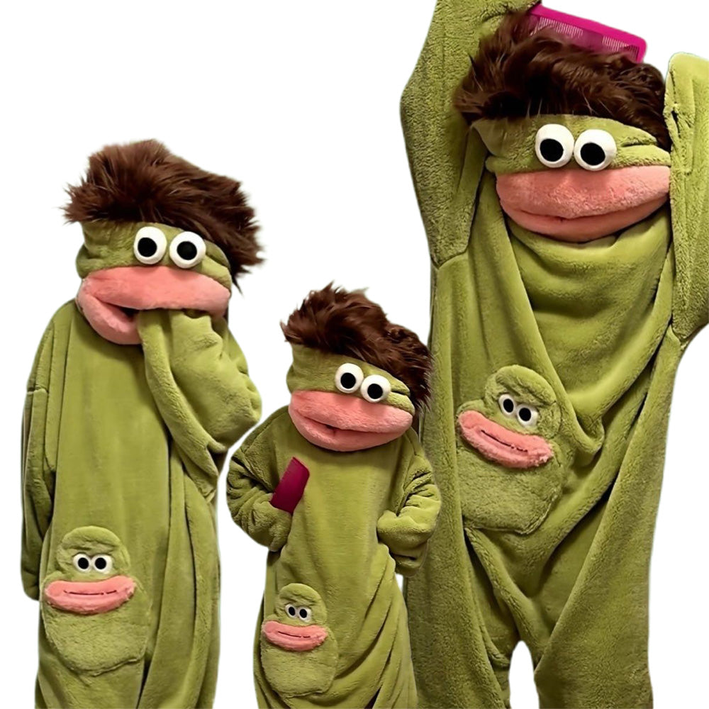 Monster Onesie Big Mouth Monster Onesie Soft Plush Loungewear for Sleeping-Style 1