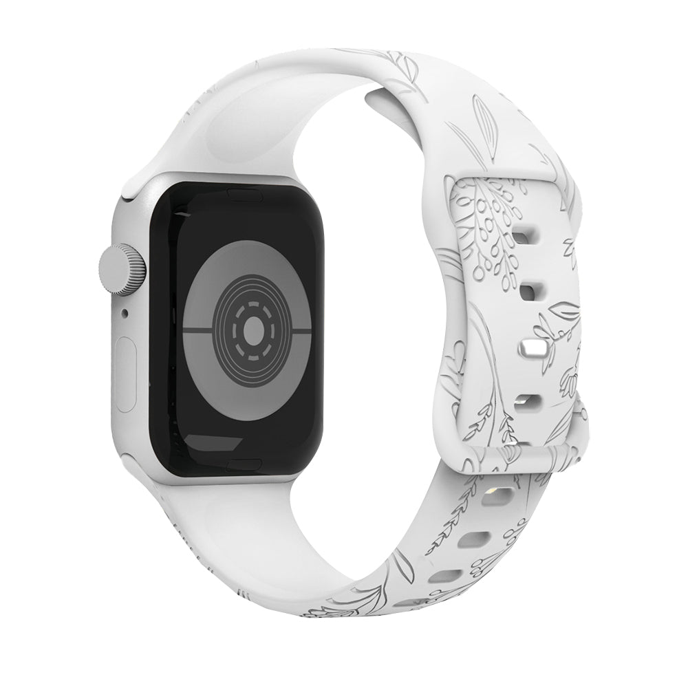 Dandelion Floral Wristband Replacement Strap for Apple Watch