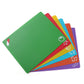 6 Pack Flexible Plastic Cutting Mats Non Slip Kitchen Cutting Boards Set with Food Icons