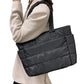 Women Quilted Tote Bag Shoulder Bag Lunch Bag