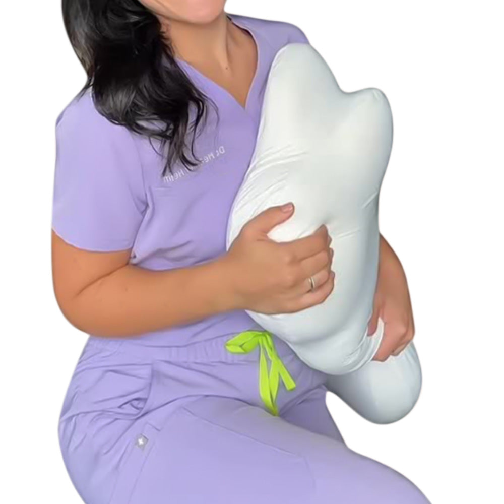 Cloud Shape Memory Foam Pillow with Breathable Cover for Sleeping