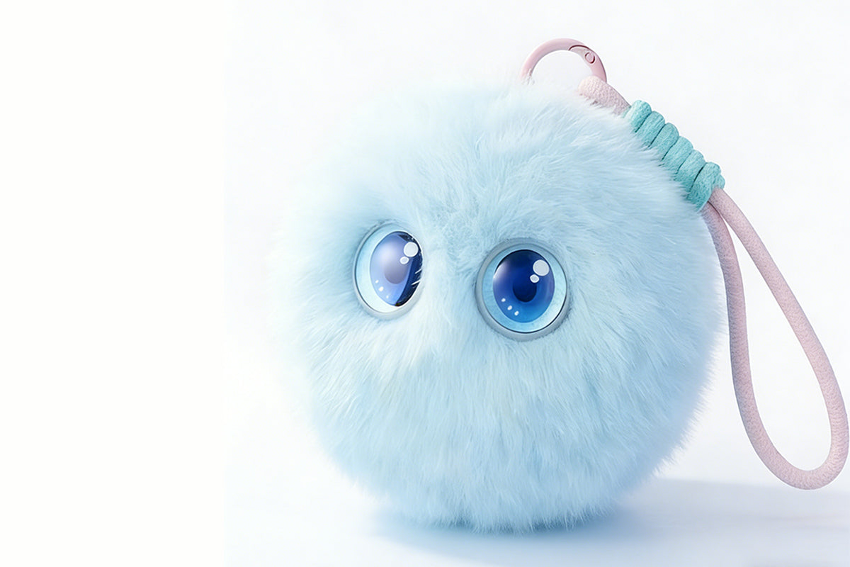 AI Interactive Plush Toy Cute AI Companion Plush Bag Charm for Stress Relief and Emotional Support