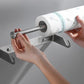 Paper Towel Holder Under Cabinet Wall Mount Stainless Steel Rack Towel Organizer