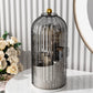 Sliding Lid Organizer 180 Degree Rotating Toothbrush Holder for Bathroom Counter