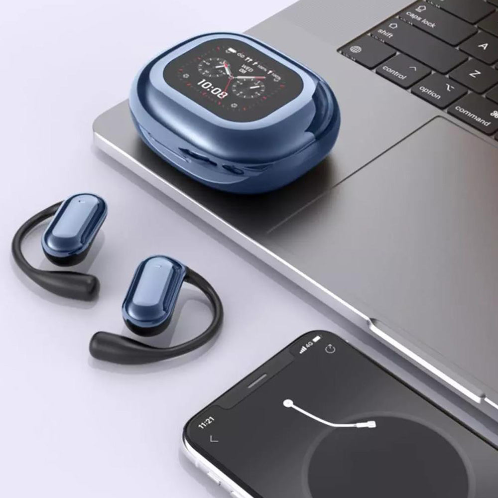 Touch Screen Open Ear 144 Languages Real-Time AI Translation Bluetooth Earbuds