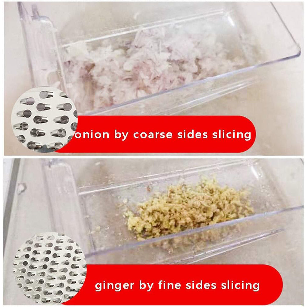 Double Sided Grater with Removable Container