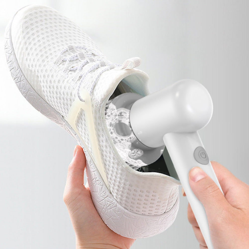 Electric Spin Scrubber with 3 Cleaning Heads Cordless Rechargeable Cleaning Brush