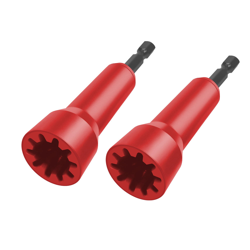 2Pcs Wire Nut Twister Multifunctional Wire Twisting Tool with 1/4 inch Chuck Wire