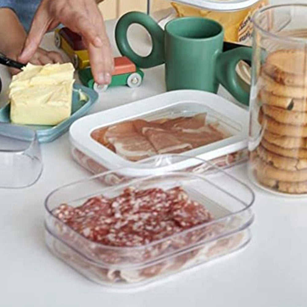 Refrigerator Food Storage Container with Airtight Lid