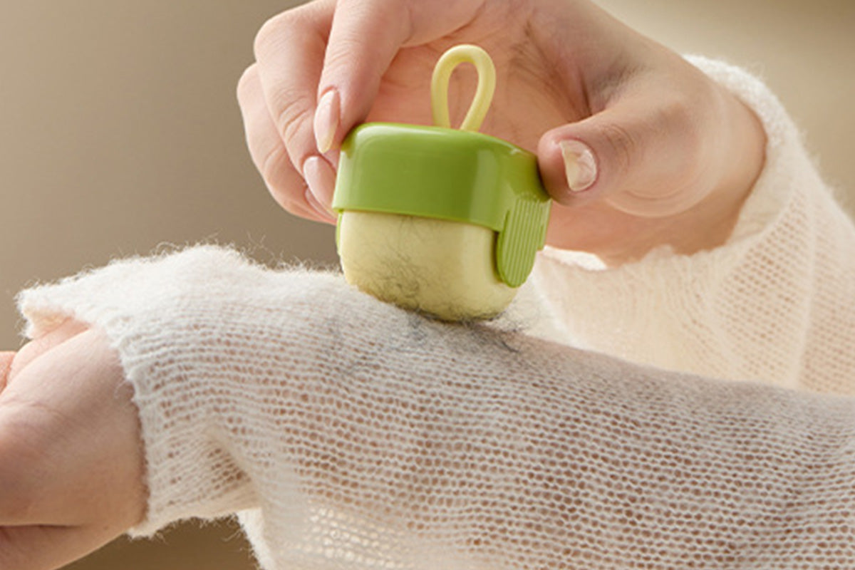 2PCS Washable Mini Lint Roller Reusable Portable Pet Hair Remover for Clothes Travel Home