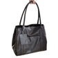 Three Layers Totes Shoulder Bag PU Leather Bag with Magnetic Snap Closure