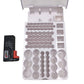 93 Slot Battery Organizer Case with Tester Storage Box for Home Use