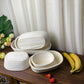 Oval Sourdough Banneton Bread Dough Proofing Basket with Liner