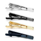 4 Pack Tie Clips for Men Metal Tie Pins with Storage Box