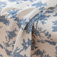 135x180cm Retro Blue Rose Floral Cotton Linen Fabric Tablecloth