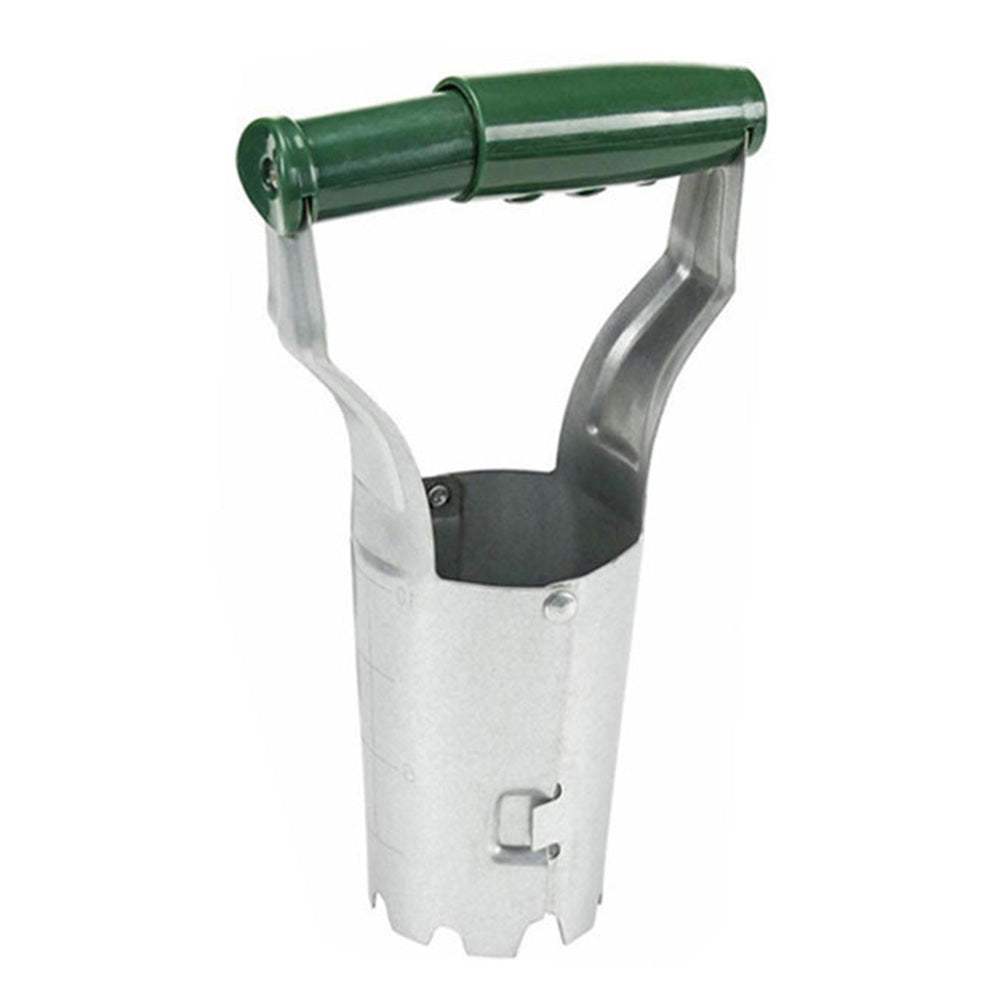 Garden Bulb Planter Tool with Depth Markers for Transplanting and Seedling Removal